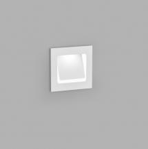 Helestra SENT LED Wandeinbauleuchte in Weiß matt Treppenstufenbeleuchtung Lichtaustritt verstellbar